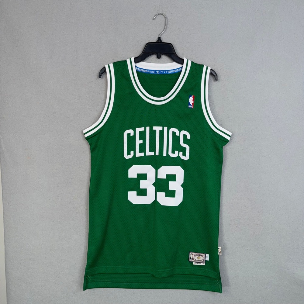 Adidas Larry Bird Boston Celtics Jersey Mens Small Green Larry Legend Sportswear